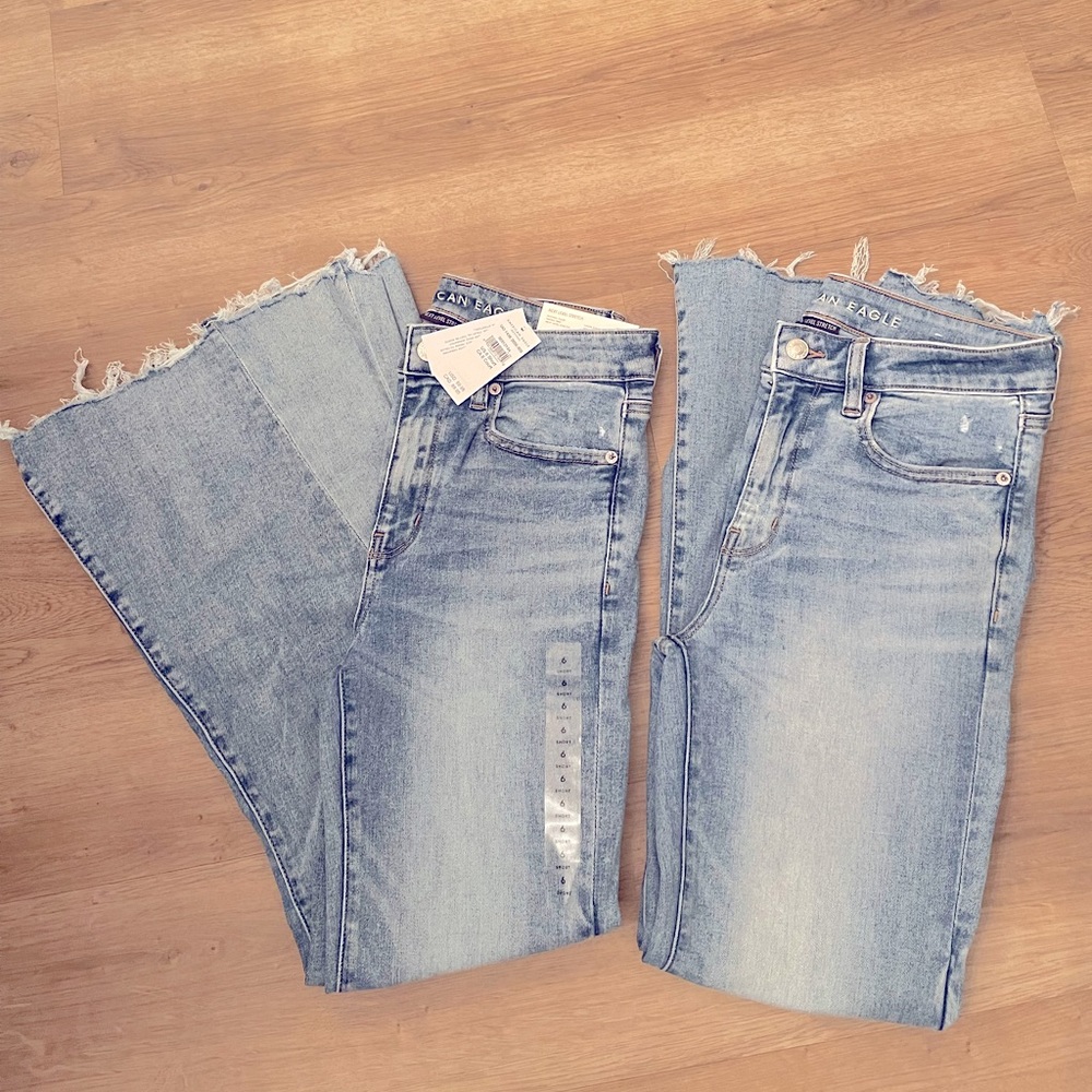 American Eagle Next Level Festival Flare Jeans - Set of 2